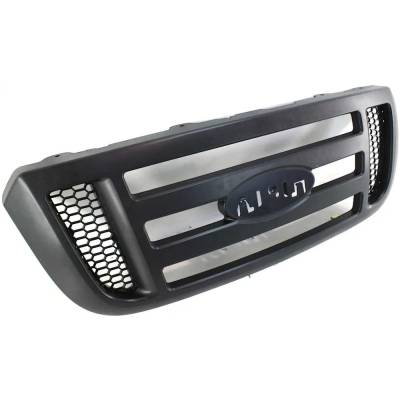 Rareelectrical - New Textured Gray Grille Assembly Compatible With Ford Ranger Xl 4 Cyl 2.3L Ranger Xl 6 Cyl 3.0L - Image 3