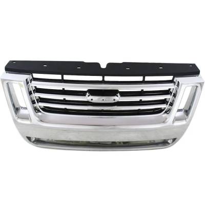 Rareelectrical - New Grille Assembly Compatible With Ford Explorer Sport Trac Xlt 6 Cyl 4.0L Explorer Sport Trac Xlt - Image 4