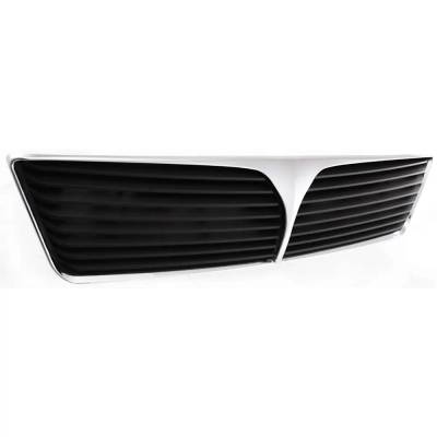 Rareelectrical - New Chrome Shell Grille Assembly Compatible With Mitsubishi Lancer Evolution 4 Cyl 2.0L Lancer Ls 4 - Image 3