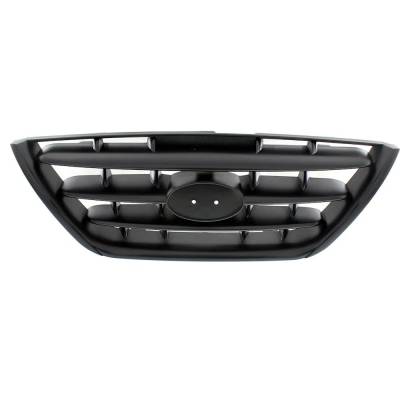 New Painted Black Grille Assembly Compatible With Hyundai Elantra Limited 4 Cyl 2.0L Elantra Gt 4