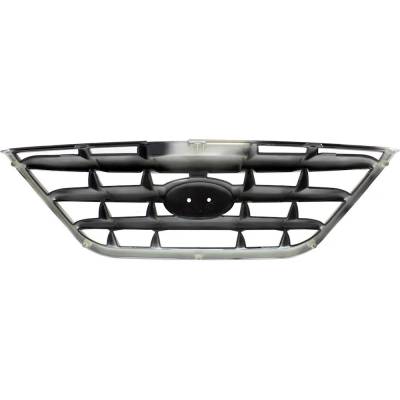 Rareelectrical - New Painted Black Grille Assembly Compatible With Hyundai Elantra Limited 4 Cyl 2.0L Elantra Gt 4 - Image 5