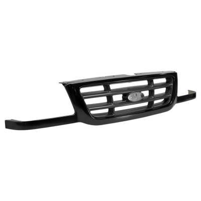 Rareelectrical - New Painted Black Grille Assembly Compatible With Ford Ranger Xl 6 Cyl 3.0L Ranger Xlt 4 Cyl 2.3L - Image 2