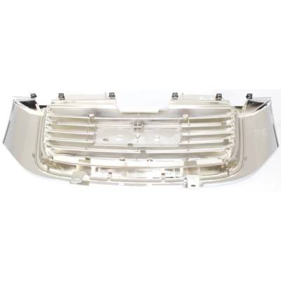 Rareelectrical - New Chrome/Horizontal Bar Grille Assembly Compatible With Gmc Envoy Denali 8 Cyl 5.3L Envoy Xl Slt 6 - Image 4
