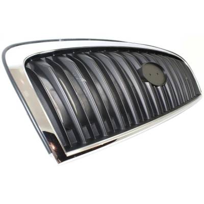 Rareelectrical - New Chrome/Painted Black Grille Assembly Compatible With Hyundai Sonata Base 4 Cyl 2.4L Sonata Gls 6 - Image 3
