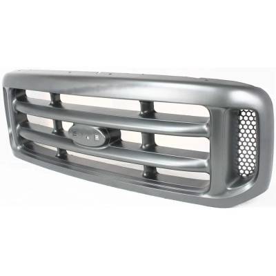 Rareelectrical - New Painted Silver Grille Assembly Compatible With Ford F-450 Super Duty Xl 10 Cyl 6.8L F-250 Super - Image 2