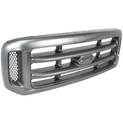 Rareelectrical - New Painted Silver Grille Assembly Compatible With Ford F-350 Super Duty Xl 8 Cyl 6.0L F-550 Super - Image 3