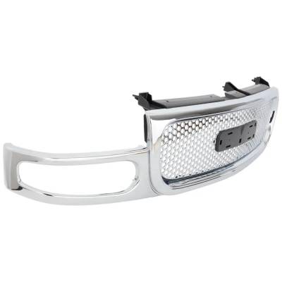 Rareelectrical - New Chrome/Honeycomb Grille Assembly Compatible With Gmc Yukon Xl 1500 Denali 8 Cyl 6.0L Yukon - Image 3