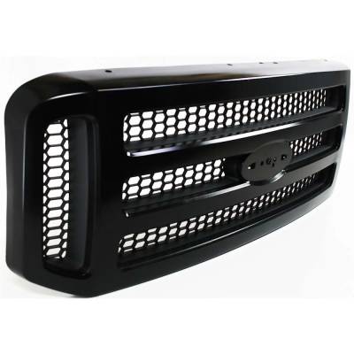 Rareelectrical - New Grille Assembly Compatible With Ford F-250 Super Duty Xlt 8 Cyl 5.4L F-350 Super Duty Xlt 8 Cyl - Image 3