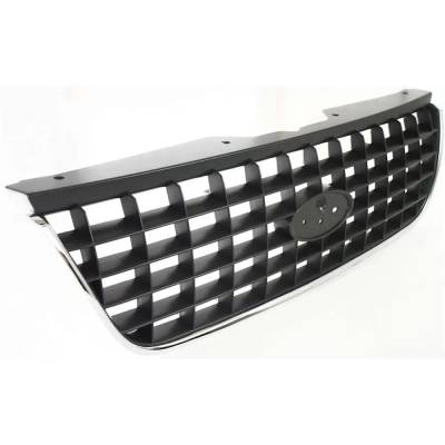 Rareelectrical - New Gray Grille Assembly Compatible With Ford Explorer Limited 8 Cyl 4.6L Explorer Nbx 8 Cyl 4.6L - Image 3