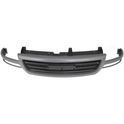 Rareelectrical - New Painted Gray Grille Assembly Compatible With Gmc Sierra 1500 Sle 8 Cyl 4.8L Sierra 2500 Slt 8 - Image 4
