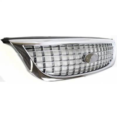 Rareelectrical - New Chrome Shell Grille Assembly Compatible With Ford Windstar Lx 6 Cyl 3.8L Windstar Sel 6 Cyl 3.8L - Image 3