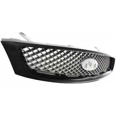 Rareelectrical - New Painted Black Grille Assembly Compatible With Ford Focus Ses 4 Cyl 2.0L Focus Se 4 Cyl 2.0L - Image 3