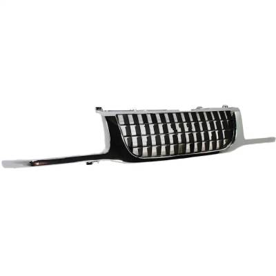 Rareelectrical - New Chrome Shell Grille Assembly Compatible With Isuzu Rodeo S 4 Cyl 2.6L Rodeo Ls 6 Cyl 3.2L Rodeo - Image 2