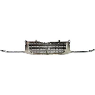 Rareelectrical - New Chrome Shell Grille Assembly Compatible With Isuzu Rodeo S 4 Cyl 2.6L Rodeo Ls 6 Cyl 3.2L Rodeo - Image 4