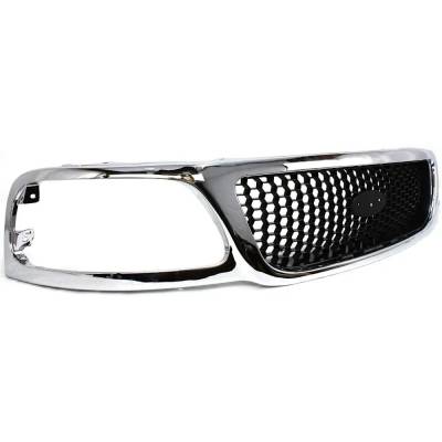 Rareelectrical - New Grille Assembly Compatible With Ford F-150 Xlt 8 Cyl 5.4L F-150 Lariat 8 Cyl 5.4L F-250 Xl 8 Cyl - Image 3