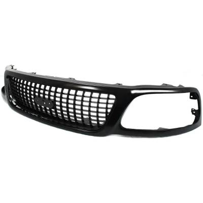Rareelectrical - New Painted Gray Grille Assembly Compatible With Ford Expedition Eddie Bauer 8 Cyl 5.4L Expedition - Image 2