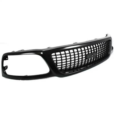 Rareelectrical - New Painted Gray Grille Assembly Compatible With Ford Expedition Eddie Bauer 8 Cyl 5.4L Expedition - Image 3