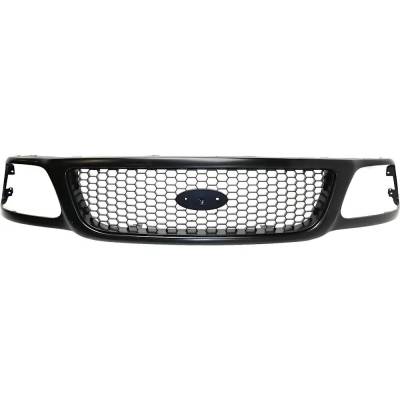 New Grille Assembly Compatible With Ford F-150 Xlt 8 Cyl 4.6L F-250 Xlt 8 Cyl 4.6L F-150 Base 6 Cyl
