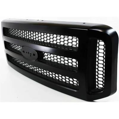 Rareelectrical - New Grille Assembly Compatible With Ford F-250 Super Duty Xlt 8 Cyl 5.4L F-350 Super Duty Xlt 8 Cyl - Image 2