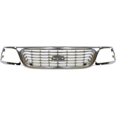 New Grille Assembly Compatible With Ford F-150 Heritage Xlt 8 Cyl 5.4L F-150 Lightning 8 Cyl 5.4L