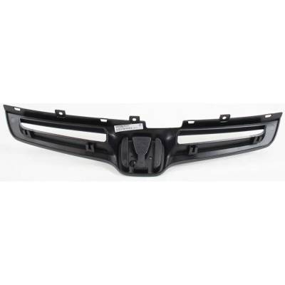 Rareelectrical - New Painted Black Grille Assembly Compatible With Honda Accord Lx 4 Cyl 2.4L Accord Hybrid 6 Cyl - Image 4