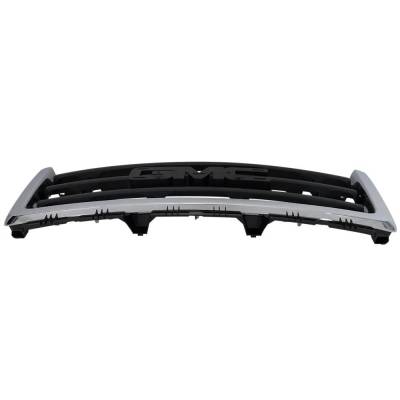 Rareelectrical - New Chrome Shell Grille Assembly Compatible With Gmc Sierra 1500 Slt 8 Cyl 5.3L Sierra 1500 Sl 8 Cyl - Image 6