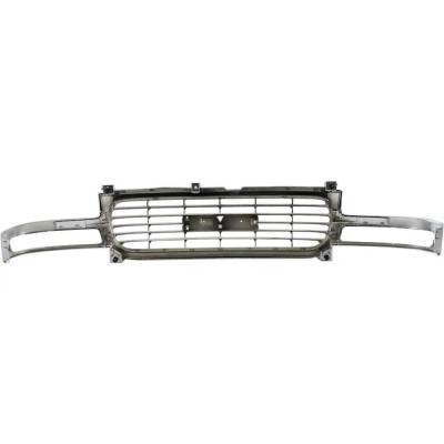 Rareelectrical - New Grille Assembly Compatible With Gmc Sierra 1500 Ht 8 Cyl 4.8L Sierra 2500 Base 8 Cyl 6.0L Sierra - Image 4
