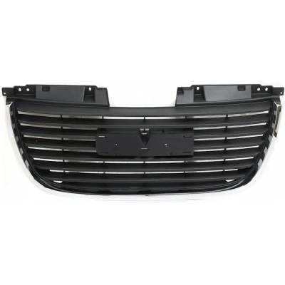 New Chrome/Textured Black Grille Assembly Compatible With Gmc Yukon Xl 2500 Slt 8 Cyl 6.0L Yukon Xl