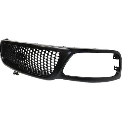 Rareelectrical - New Grille Assembly Compatible With Ford F-150 Xl 6 Cyl 4.2L F-250 Lariat 8 Cyl 5.4L F-150 - Image 2