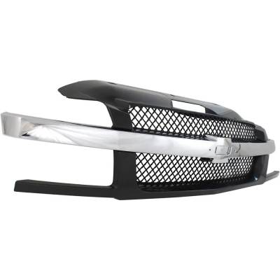 Rareelectrical - New Grille Assembly Compatible With Chevrolet Avalanche 1500 North Face 8 Cyl 5.3L Avalanche 1500 On - Image 2