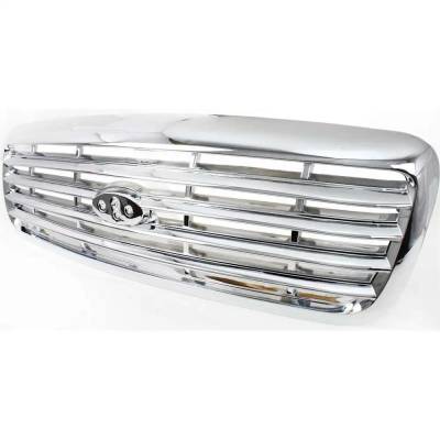 Rareelectrical - New Chrome Grille Assembly Compatible With Ford Crown Victoria Lx 8 Cyl 4.6L Crown Victoria Base 8 - Image 2
