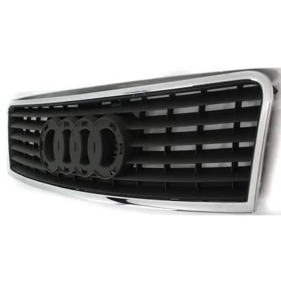 Rareelectrical - New Chrome Center Bar Grille Assembly Compatible With Audi A6 Quattro Base 8 Cyl 4.2L A6 Quattro - Image 2