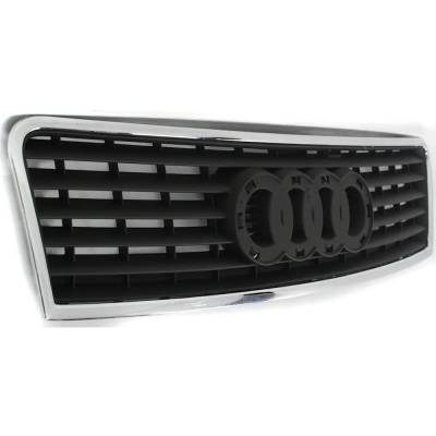 Rareelectrical - New Chrome Center Bar Grille Assembly Compatible With Audi A6 Quattro Base 8 Cyl 4.2L A6 Quattro - Image 3