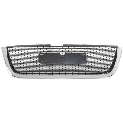 New Grille Assembly Compatible With Gmc Acadia Sl 6 Cyl 3.6L Acadia Denali 6 Cyl 3.6L Acadia Slt 6