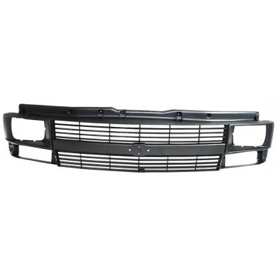 New Painted Gray Grille Assembly Compatible With Chevrolet Astro Base 6 Cyl 4.3L Astro Cl 6 Cyl 4.3L