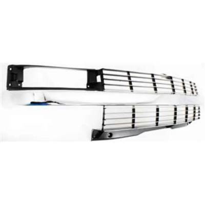Rareelectrical - New Painted Silver Grille Assembly Compatible With Chevrolet Astro Lt 6 Cyl 4.3L Astro Ls 6 Cyl 4.3L - Image 4