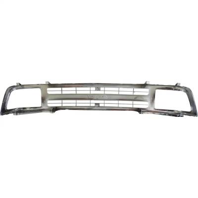Rareelectrical - New Chrome Shell Grille Assembly Compatible With Chevrolet Blazer Ls 6 Cyl 4.3L Blazer Base 6 Cyl - Image 5