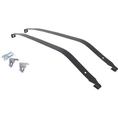 Rareelectrical - New Steel Fuel Tank Strap Compatible With Chevrolet Corvette Base 8 Cyl 6.5L Corvette Base 8 Cyl - Image 2