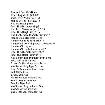 Rareelectrical - New Hub Assembly Compatible With Bmw X1 2.0L 3.0L 2012 2013 2014 By Part Numbers Bm500028 Br930934 - Image 5