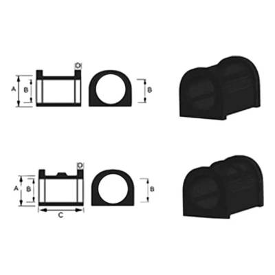 Rareelectrical - New Steering Rack Bushing Compatible With Toyota 4Runner Sr5 Tacoma Sr5 Tacoma Dlx Tacoma Base - Image 2