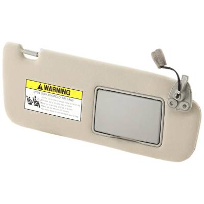 Rareelectrical - New Right Front Sun Visor Compatible With Hyundai Sonata Gls 6 Cyl 2.7L Sonata Gl 4 Cyl 2.4L Sonata - Image 2