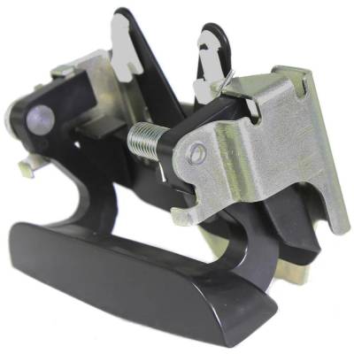 Rareelectrical - New Smooth Black Tailgate Handle Compatible With Dodge Mitsubishi Ram Dakota Base 8 Cyl 5.2L Raider - Image 2