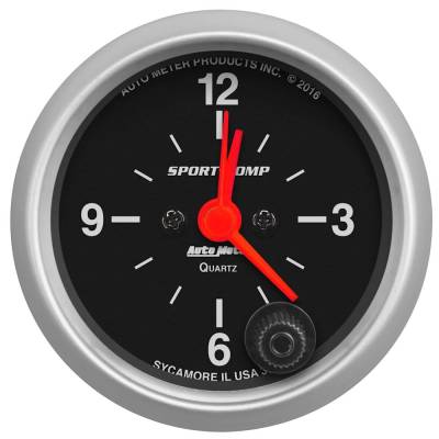 New Brushed Aluminum Clock A483385