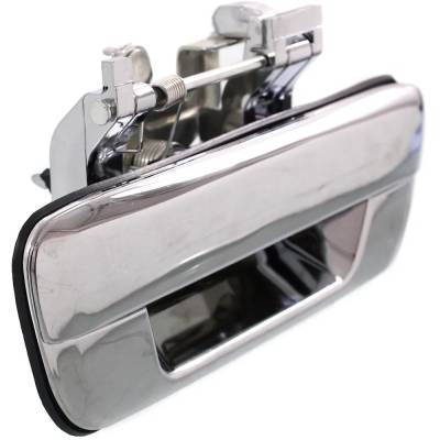 Rareelectrical - New Chrome Tailgate Handle Compatible With Chevrolet Gmc Isuzu Colorado Wt 5 Cyl 3.7L Colorado Sport - Image 2