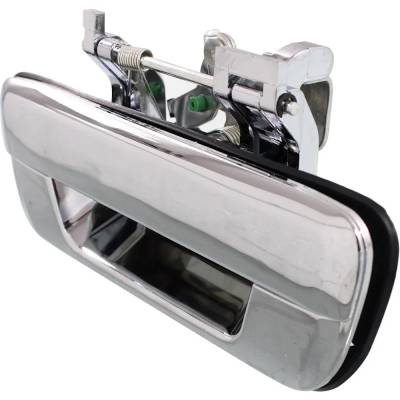 Rareelectrical - New Chrome Tailgate Handle Compatible With Chevrolet Gmc Isuzu Colorado Wt 5 Cyl 3.7L Colorado Sport - Image 3