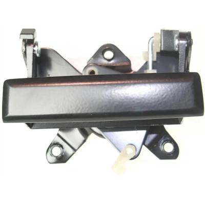 New Smooth Black Tailgate Handle Compatible With Chevrolet Gmc S10 Ls 6 Cyl 4.3L S10 Ss 6 Cyl 4.3L