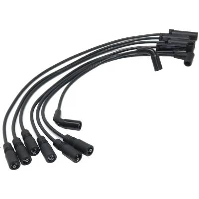 Rareelectrical - New Spark Plug Wire Compatible With Chevrolet Gmc Silverado 1500 Classic Wt 6 Cyl 4.3L Silverado - Image 3