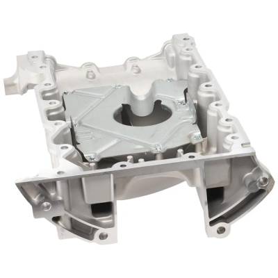 Rareelectrical - New Aluminum Oil Pan Compatible With Ford Lincoln Flex Limited 6 Cyl 3.5L Mkx Black Label 6 Cyl 3.7L - Image 3