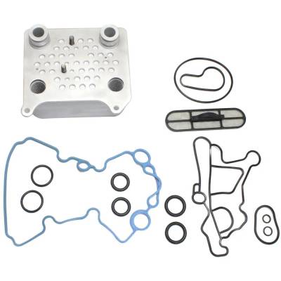 Rareelectrical - New Oil Cooler Compatible With Ford F-450 Super Duty Xl 8 Cyl 6.0L F-550 Super Duty Lariat 8 Cyl - Image 6