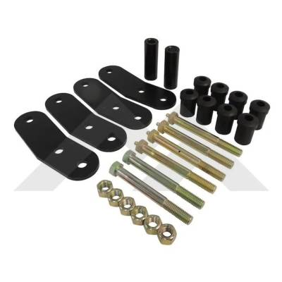 New 0.75 In. Lift Leaf Spring Shackles And Hangers Compatible With Jeep Cj5 All Submodels Scrambler